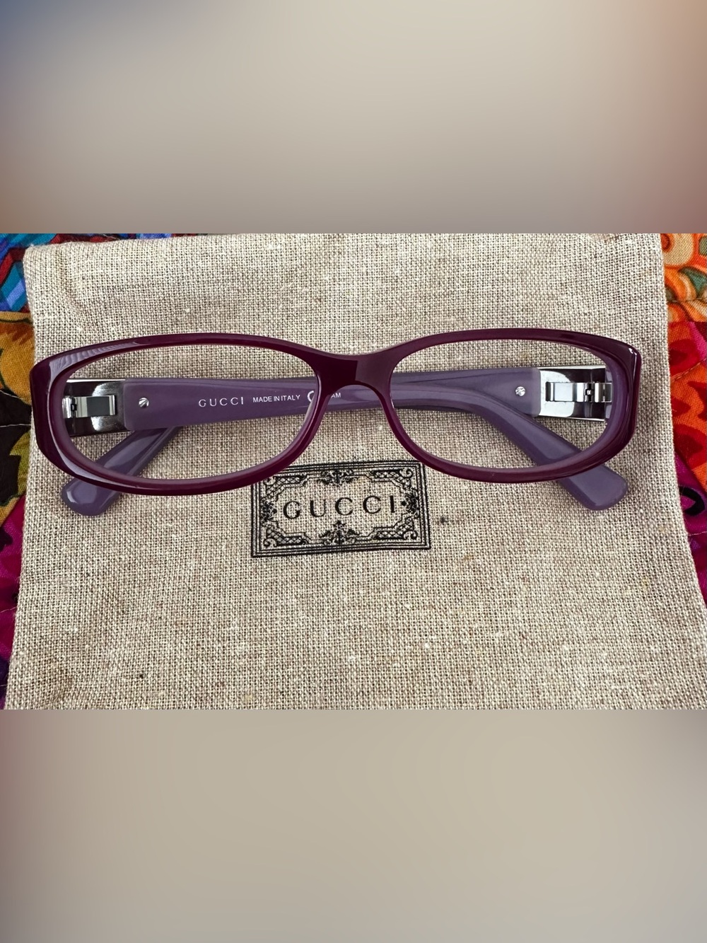 Gucci Women’s Plum Purple Optical Glasses